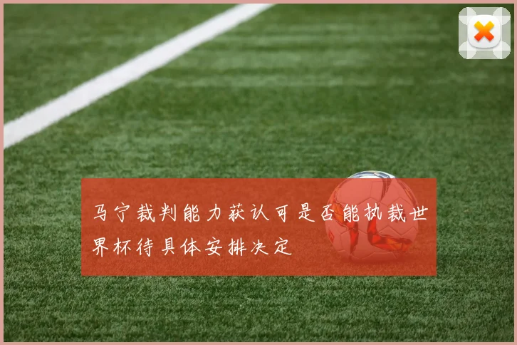 马宁裁判能力获认可是否能执裁世界杯待具体安排决定